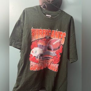 Vintage Miami Hurricanes Tee.